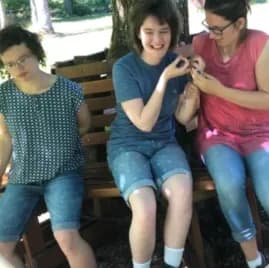 Barbara, Lena und Sabrina