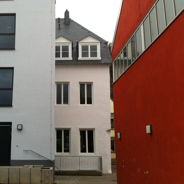 Blick auf Häuser in Trier