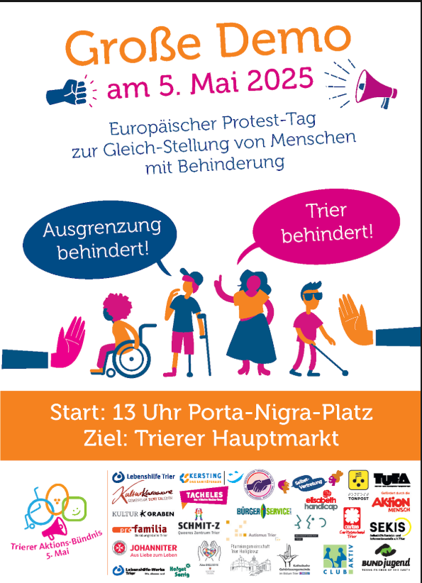 Plakat zur Demo